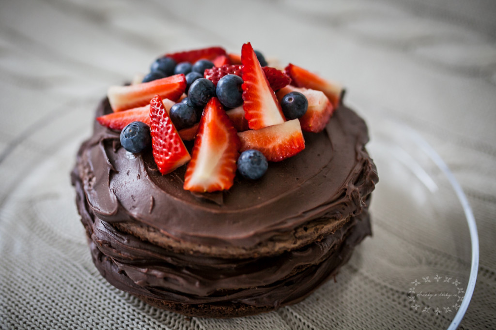 narozeninový čokoládový dort s čokoládovým krémem obrÁzky z lÁsky